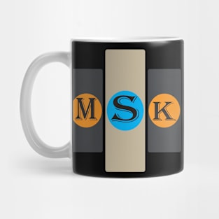 MSK TYPOGRAPHY T SHIRT Mug